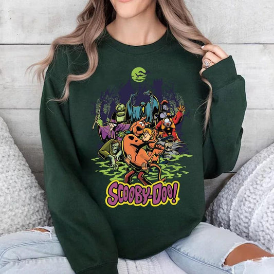 Vintage Scooby Shirt, 90s Horror Movie T-Shirt, Retro Halloween Sweatshirt, Scoopydoo T-Shirt, Vintage Horror Movie Character Tee, Vintage Halloween Shirt, Scooby Sweatshirt, Scooby.doo Sweatshirt