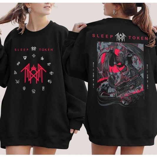 Vintage Sleep Token 2 Sides Take Me Back To Eden Shirt Sweatshirt Hoodie, Sleep Token Symbol Tee, Sleep Token Tour Merch, Gifts For Fan Men Women Top