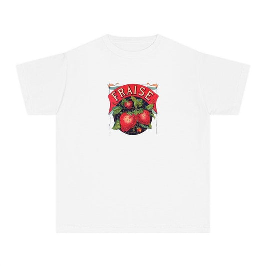 Vintage Strawberry Baby Tee, Cute Fruit Tee, Coquette Tshirt, Retro Graphic, Aesthetic, Y2k 90s Style, Retro Graphic, Cottagecore