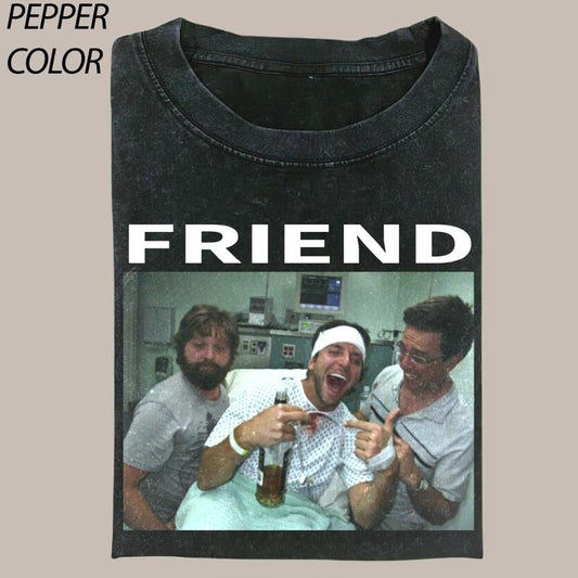 Vintage The Hangover Party Crewneck Graphic T-shirt, Funny The Hangover Movie Tee, 90's Style Gift For Friend Menswear Top Streetwear