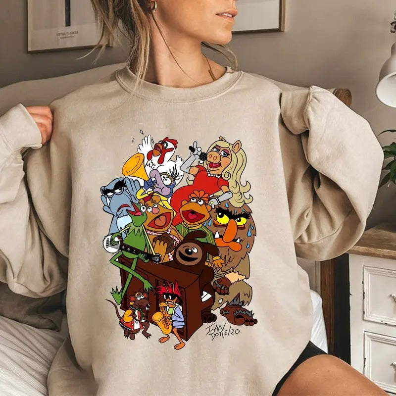 Vintage The Muppets Show  Shirt, Muppets Sweatshirt, Funny Muppets Tee Shirt, Gift For Muppets Fan