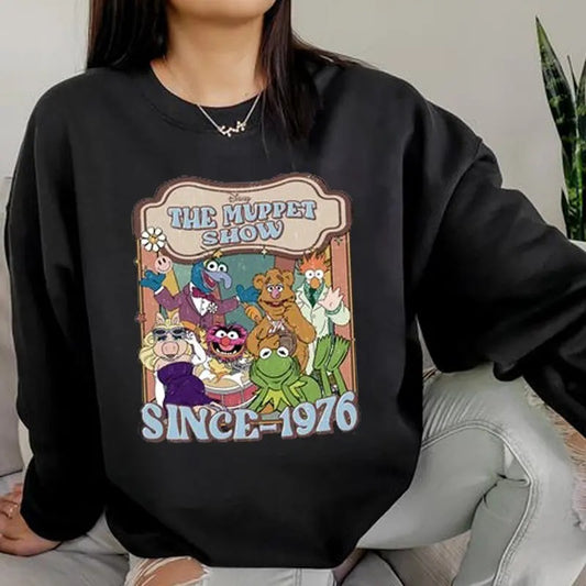 Vintage The Muppets Show Shirt, Muppets Since 1976 Sweatshirt, Muppets Show Tee Shirt, Funny Muppets Shirt, Gift For Fan