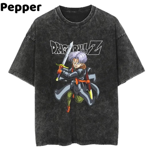 Vintage Trunks Shirt, Dragon Ball Z Trunks Shirt, Vintage Anime Shirt, Graphic Tee, RIP Akira Toriyama Menswear Top