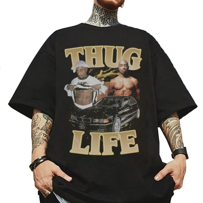 Vintage Tupac Shakur Thug Life Shirt, 2Pac 90s Shirt, 2Pac Shakur Shirt, Vintage 90s Bootleg Tupac Shirt, 90s Merch, Rapper Shirt, Hip Hop 90s Shirt, Hip Hop Legends Shirt, Rapper Merch, Rapper Shirt, Gift For Fan