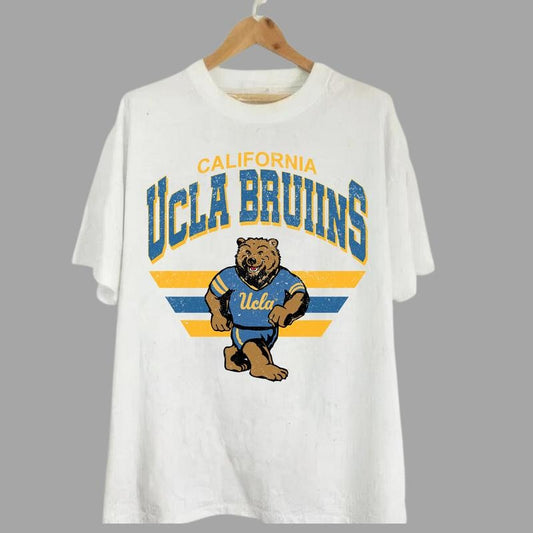 Vintage UCLA Bruins Ncaa Basketball Unisex Classic T-shirt Sweatshirt Hoodie, Vintage Basketball T Shirt, March Madness Shirt