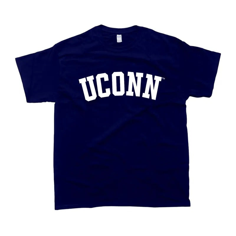 Vintage Uconn University Of Conneticut Single Stitch T-shirt, Unisex Tshirt, Retro Tee, Men's clothers, Men's tshirt Casual Shortsleeve