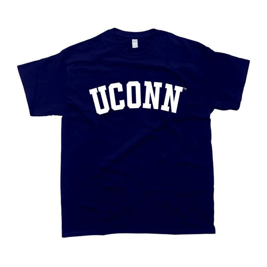 Vintage Uconn University Of Conneticut Single Stitch T-shirt, Unisex Tshirt, Retro Tee, Men's clothers, Men's tshirt Casual Shortsleeve