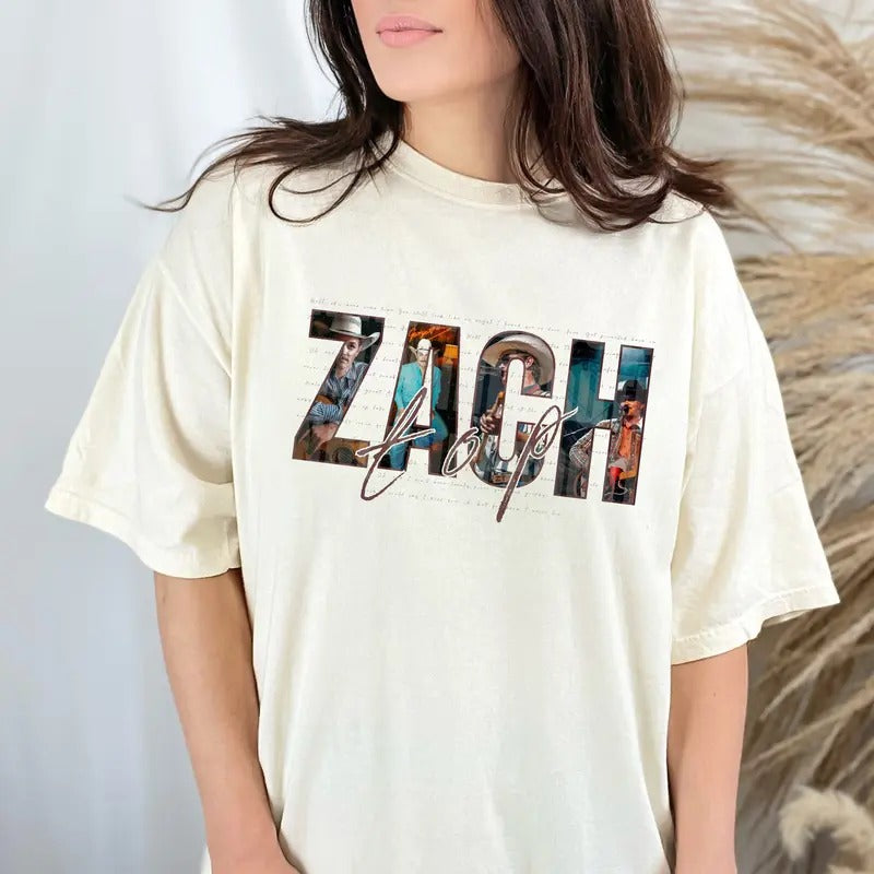 Vintage Zach Top T-shirt I Never Lie Lyrics Sweatshirt Colo Beer & Country Music Tour Hoodie Zach Top 2025 Tee Gift For Fans Men Women