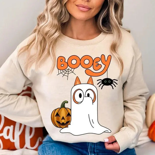Vintage blue y Halloween Shirt, Retro Booey Spooky Season Sweatshirt, blue y Spooky Vibes Shirt, blue y Family Matching Halloween Shirt.style{n002}3