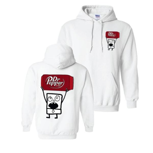 Vintagge Dr Pepper Hoodie, Dr Pepper Meme Hoodie, Funny Sarcastic Soda Collar Cotton Hoodie, Casual Graphic Cotton Hoddie Gift For Men And Women, Full Size, Full Color