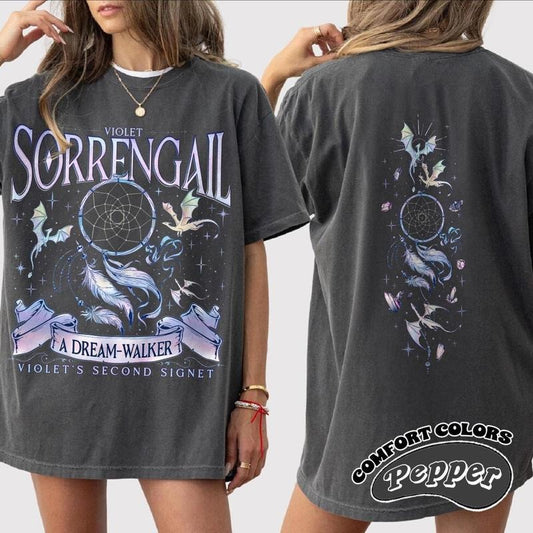 Violet Sorengail Shirt | Fourth Wing Series | Dragon Rider | Bookish Sweat Gift For Book | Tairn&Andarna | Onyx Storm, Casual
