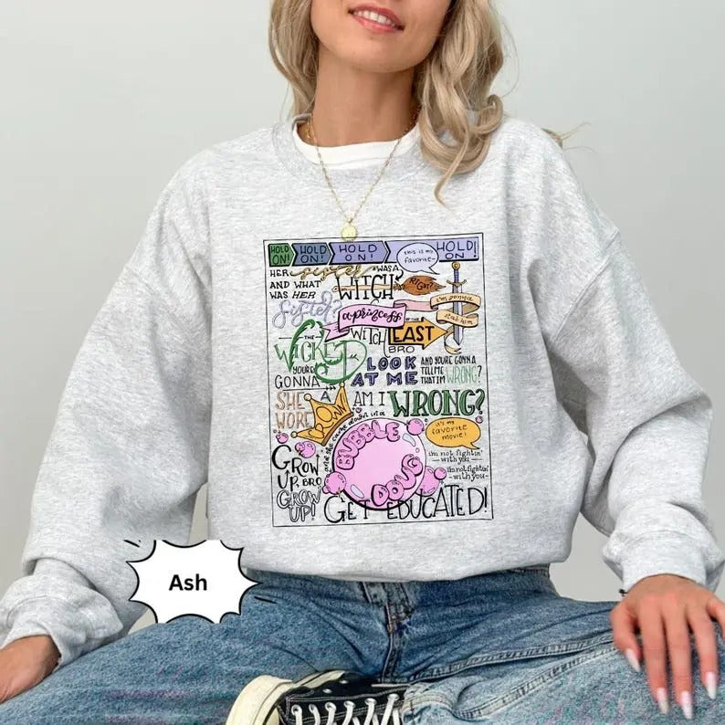 Viral Wicked Witch of The East Bro Quote Funny sweatshirt, Unisex Full Size For Fans