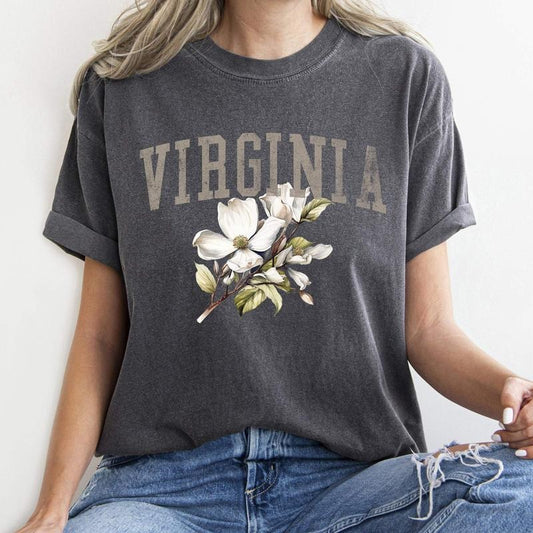 Virginia State Flower Comfort Colors Tshirt, Women's