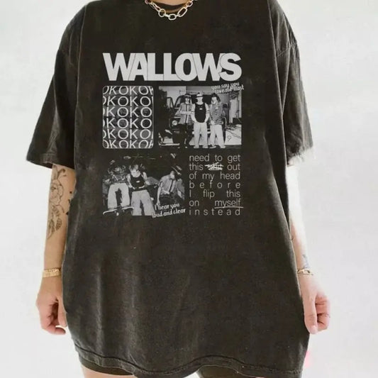 Wallows Model Tour 2024 Shirt, Wallows Bad Dreams Album T-Shirt, Cotton unisex T-shirt, Gift for fan, trendy shirt