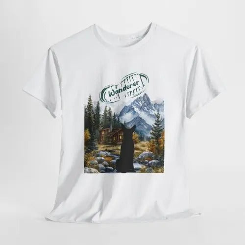 Wanderer Mountain Hiker Doglover Shirt Wanderlust Bergliebe Hiking with Dog Nature Lover Comfort Colors Unisex Cotton T-Shirt Made in USAstyle{n002}2