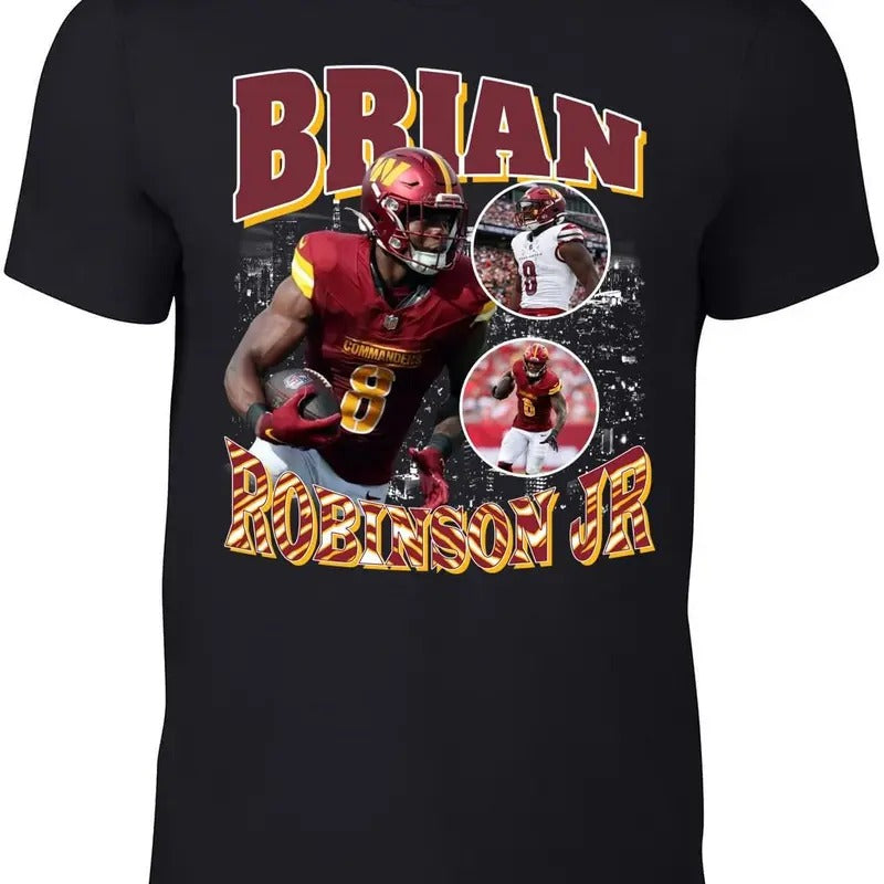 Washington Brian Robinson Jr Bootleg Style T-Shirt