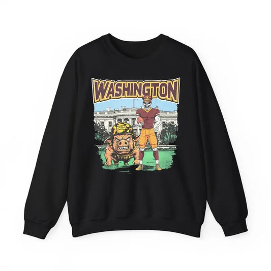Washington Football Sweatshirt Football Fan Gift, Vintage Football Merch