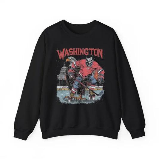 Washington Hockey Crewneck Hockey Fan Gift Hockey Lover Apparel