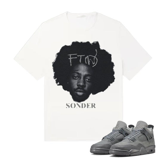 Wasteland Prince Sonder Graphic Shirt, Shirt to Match Sneaker 4s Retro Wet Cement, Cotton Menswear T-Shirt Top