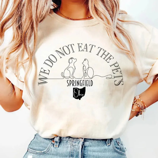 We Do Not Eat Pets Debate 0hi0 Shirt, Come On Kammala T Shirt, Trummp Pets Shirt, Springfield 0hi0 Shirt, Funny Debate Politic Shirt, Unisex Short Sleeve Tee Shirt, Casual Clothing