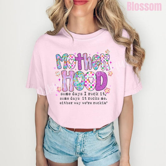 We're Rockin Mother Hood Comfort Colors T-Shirt 'NLB'