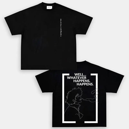 Well... Whatever Happens, HappensWell... Whatever Happens, Soft Cotton Unisex Retro Anime Tee Shirt Anime Graphic Tee Anime Fan Gift Gift for Him Gift For Her Vintage Y2K Hoodie Sweatshirt