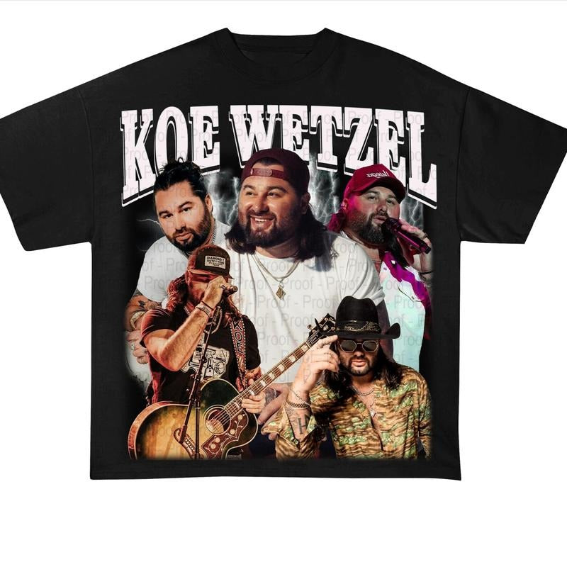 Wetzel Tour Merch Shirt, Koe Wetzel T-shirt, Wetzel Country Music shirt, Bootleg Tee, Western Graphic Tee, Wetzel Album Sweatshirt, Koe Wetzel Gift Lover