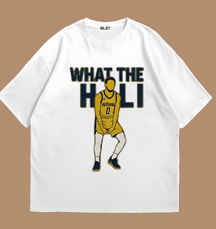 What The Hali Funny Basketball T-Shirt Game Day Football Shirt Graphic Tees for Him and Her