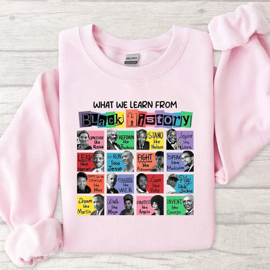 What We Learn From Black History Shirt, Black Lives Matter Shirt, Black History Month, Human Rights Shirt, BLM Sweatshirt 74O8B