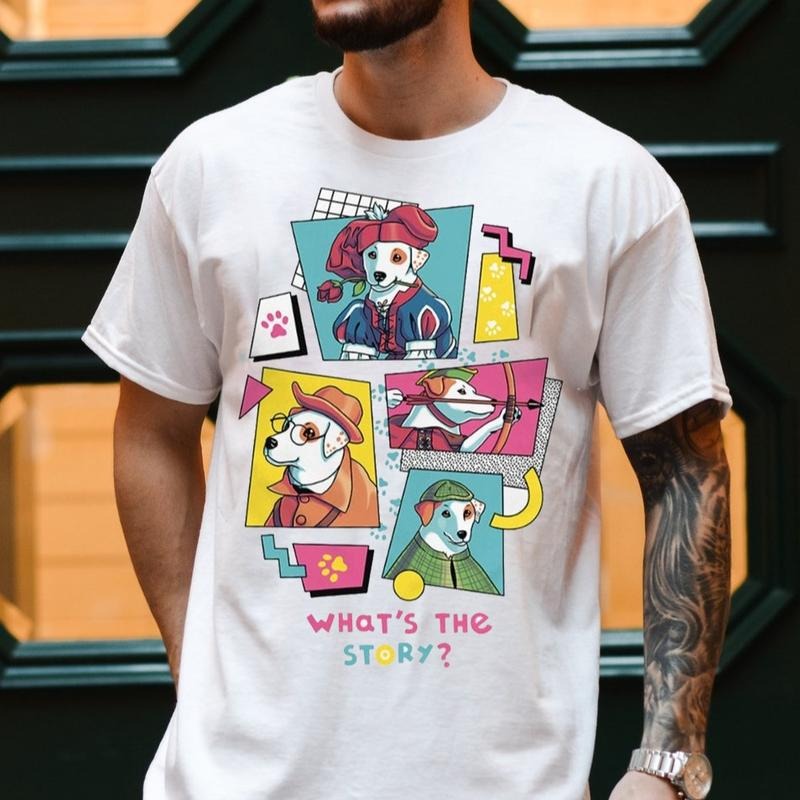 What's The Story, Wishbone? Shirt funny, TV Show, 90s Tee, Kids Tv Show, 90s Style, Nostalgia, Millenial, Jack Russell Dog