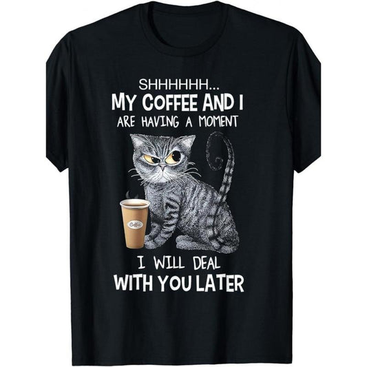 Whimsical Cat T-Shirts - Funny Graphic Tees for Men and Women - Unique Humorous Design, Soft Fabric, Relaxed Fit, and Perfect for Cat Lovers  made in usa