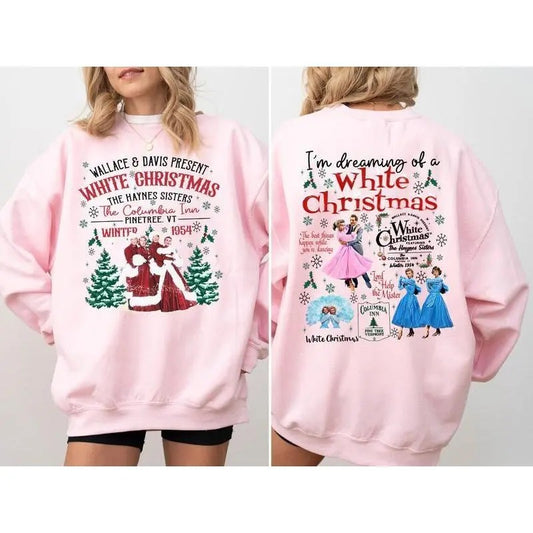 White Christmas Movie 1954 Shirt, Haynes Sisters Sweatshirt, Columbia Inn Shirt, Funny Xmas Tee, Gift For Winter Season, Holiday Gift