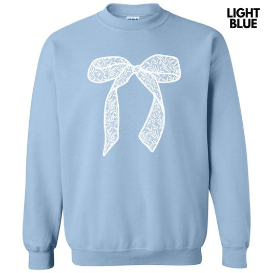 White Lace Bow Sweatshirt 'NLB'