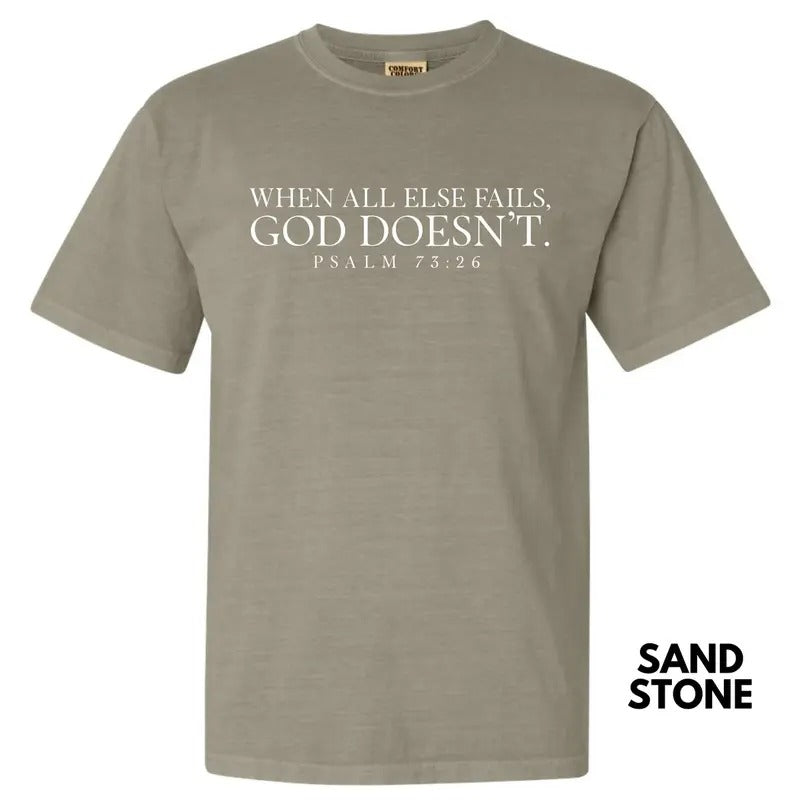 White Psalm 73 Comfort Colors T-Shirt 'NLB'