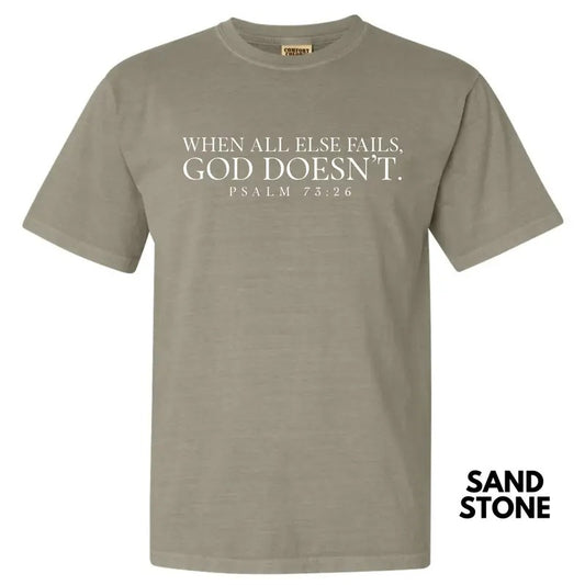 White Psalm 73 Comfort Colors T-Shirt 'NLB'