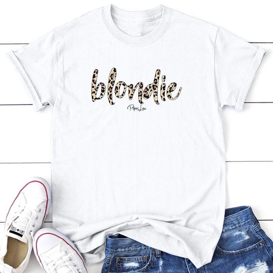 Blondie Graphic Tee, Proudly Printed In The USA, Tee Gray / White, #sassy #cute #colorprint