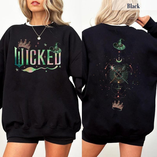 Wicked Change For Good Shirt, Witches Of OZ Funny Sweatshirt, Witch Pink And Green Shirt, Wicked Musical Movie Fan Xmas Gift