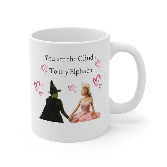 Wicked Mug Glinda and Elphaba Musical Theatre Lover Funny Gift 11oz 15oz