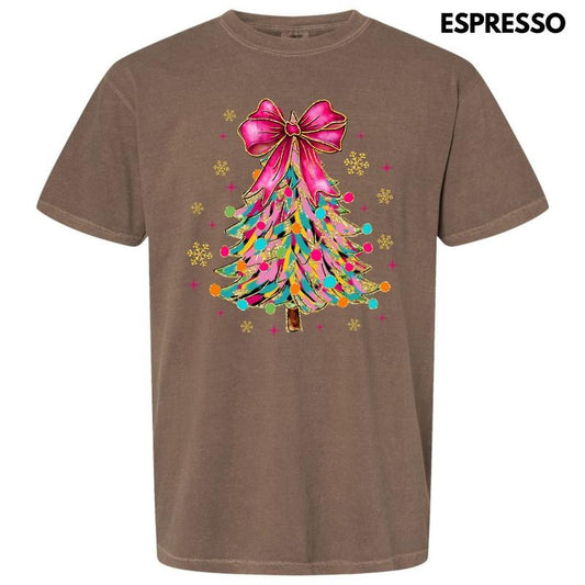 Wild Colors Christmas Tree Comfort Colors T-Shirt 'NLB'