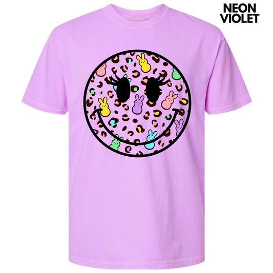 Wild Peeps Happy Face Comfort Colors T-Shirt 'NLB'