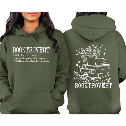 Wildflower Booktrovert Shirt Gift for Librarian, Book Club Shirt, Bookish Hoodie, Book Lover Gift Shirt, Teacher Crewneck, Reading Tee