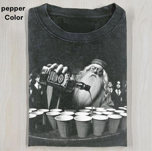 Wizard Drinking Shirt, Harry Poster T-shirt, Meme Cringe Funny Dumb Shirts, Unisex Movie Shirt Menswear Womenswear Streetwear