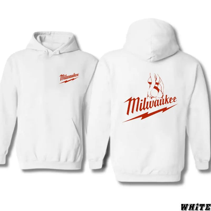 Funny Milwaukee 2 Sided Hoodie/Sweatshirt/T-Shirt, For Men/Women - Unisex Style, 100% Cotton, Pullover unisex hoodie faith hoodie