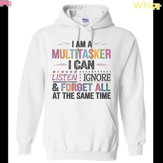 Women I Am Multitasker, Can Listen Ignore & Forget All At The Same Time, Sublimation Design, Retro, Sweatshirt Design, Ladies Comfort Fabric