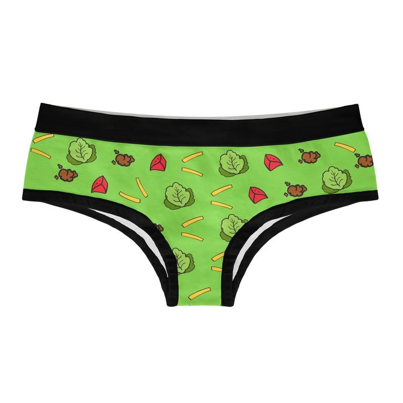 Womens Fitness Tacos Panties Funny Bikini Brief Hilarious Saying Gym Graphic Underwear Funny Underwear for Women Fitness  Funny Sarcastic  Women's Novelty Panties Green