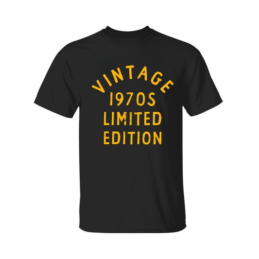 Womens Vintage 1970s Limited Edition Shirt, Mother's Day T-Shirt, Funny Cool 1970 Theme Classic Tee For Ladies