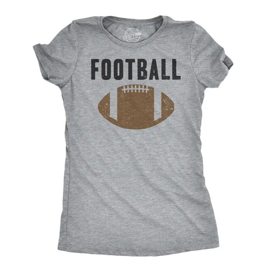 Womens Vintage Football T shirt Funny Sunday Game Day Tee for Ladies Graphci Funny Womens T Shirts Cute Slimming Top Comfortable Soft Womenswear Football Tops for Women Funny Vintage Top Women's Light Grey