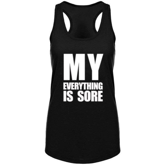 Workout Tank Tops for Women-Womens Funny Saying Fitness Gym Sleeveless Racerback Shirts Made in USA