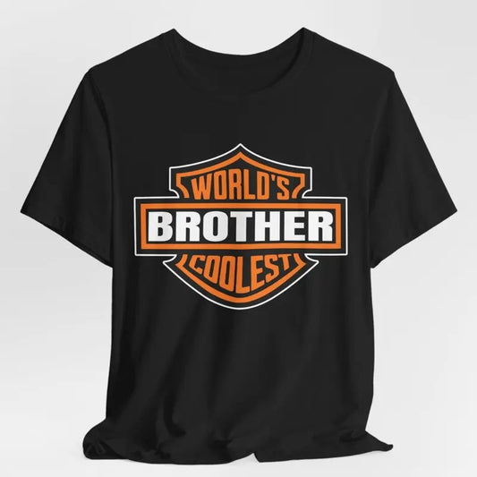 World's Coolest Brother Shirt, Brother Motorcycle Shirt, Funny Brother Birthday Gift
