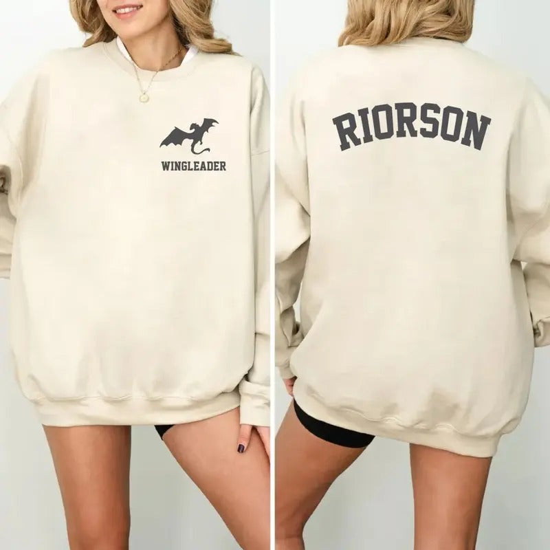 Xaden Riorson Wingleader Sweater, Fourth Wing Merch, Bookish Booktok Onyx Storm Reader Violence Shadow Daddy Onyx Storm Book Merch, Book Lover Tee